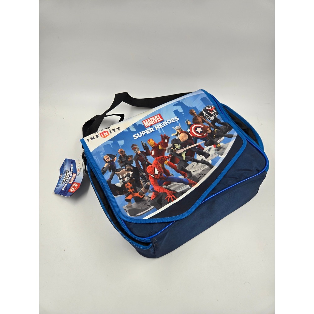 Disney Infinity 2.0 Marvel Super Heroes Play Zone Messenger Bag Storage Case New